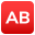 AB button (blood type)