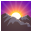 sunrise over mountains