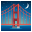 bridge at night