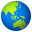 globe showing Asia-Australia