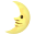 first quarter moon face