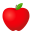 red apple