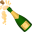 bottle with popping cork