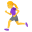 woman running