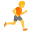 person running facing right