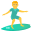 man surfing