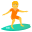 person surfing