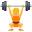 person lifting weights