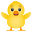 front-facing baby chick