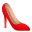 high-heeled shoe