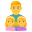 family: man, girl, girl