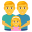 family: man, man, girl