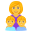 family: woman, boy, boy
