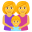 family: woman, woman, boy