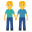 men holding hands