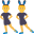 men with bunny ears