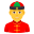 man with Chinese cap