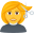 woman getting haircut