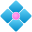 diamond with a dot