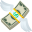 money with wings