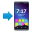 mobile phone with arrow