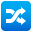 shuffle tracks button