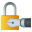 locked with pen