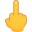 middle finger