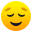 relieved face