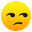 unamused face