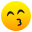 kissing face with smiling eyes