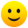slightly smiling face