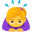 woman bowing