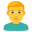 man frowning