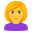 woman pouting
