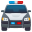 oncoming police car