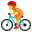 person biking