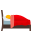 person in bed