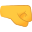 right-facing fist