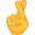 crossed fingers
