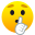 shushing face