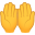 palms up together