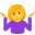 woman shrugging