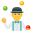 man juggling