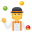 person juggling