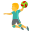 man playing handball