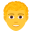 person: curly hair