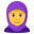 woman with headscarf