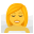 woman in steamy room
