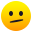 face with diagonal mouth